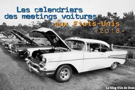 Calendriers meetings voitures Etats-Unis 2018