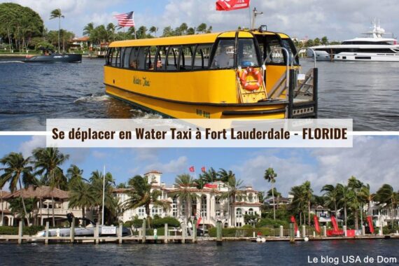 Se déplacer en Water Taxi à Fort Lauderdale FLORIDE